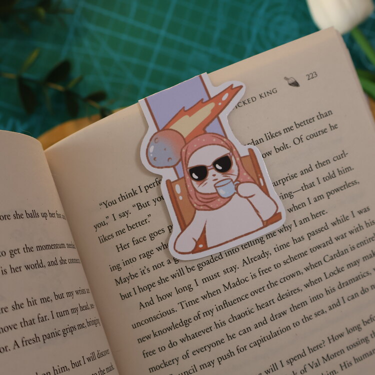 Careless Cat Kitap Ayracı