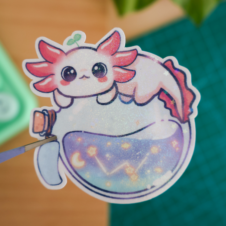 Versie Potion Hologram Sticker