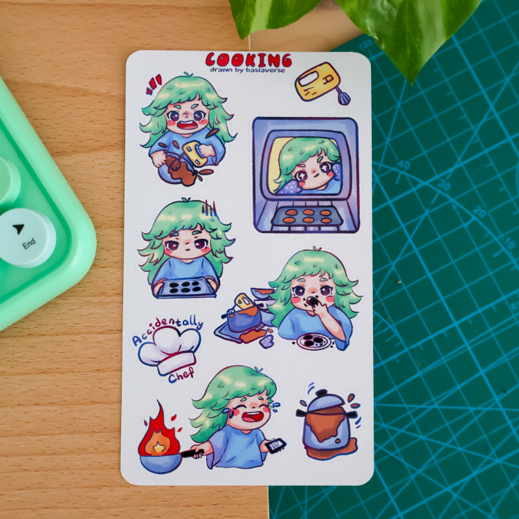 Cooking Sticker Sayfası