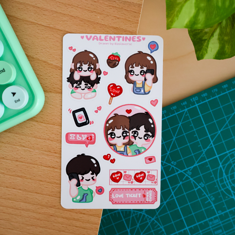 Aşıkım Aşık Sticker Sayfası