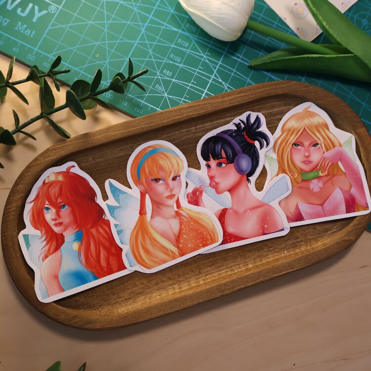 Winx Club 4’lü Sticker Set