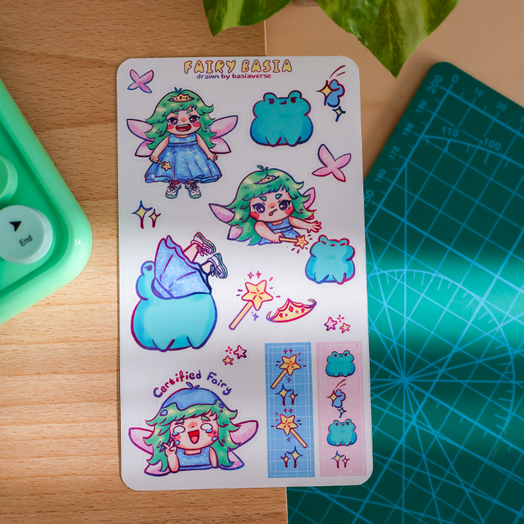 Fairy Basia Sticker Sayfası