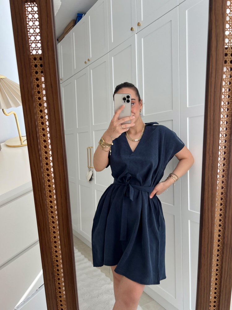Club Yeni Sezon Lacivert Elbise