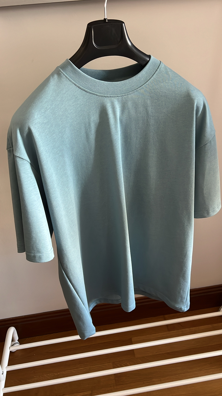 Buz Mavi Basic Oversize