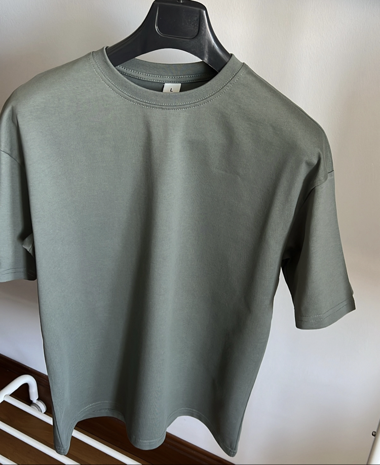 Yosun Yeşil Basic Oversize