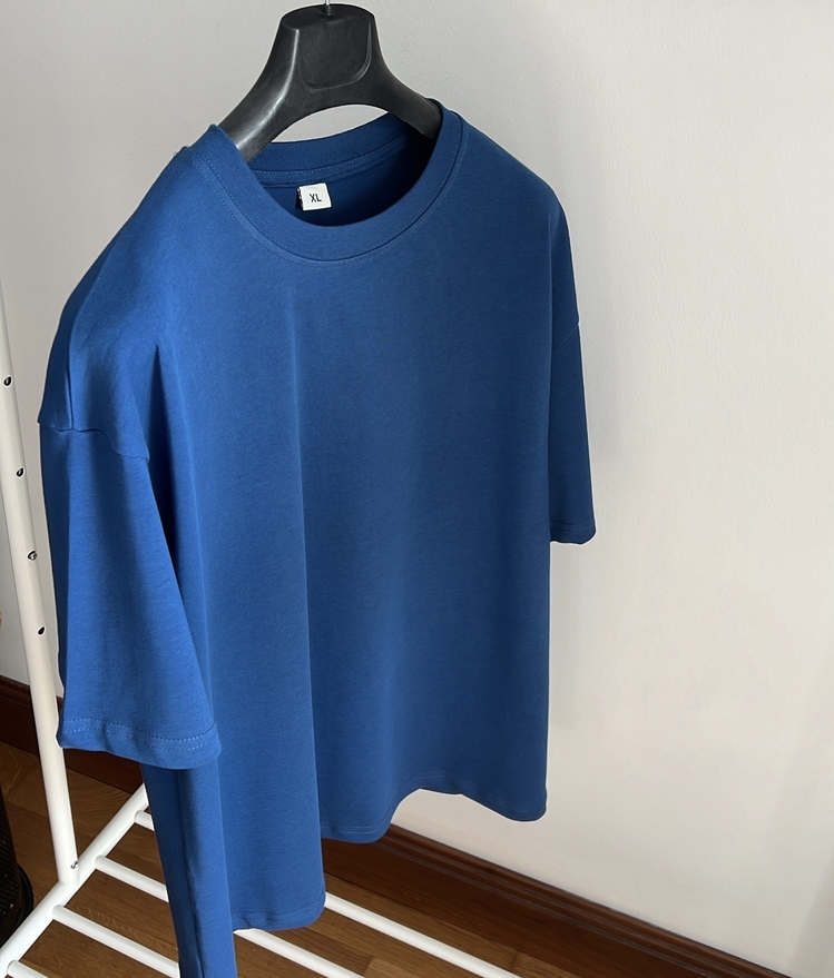 Gök Mavi Basic Oversize