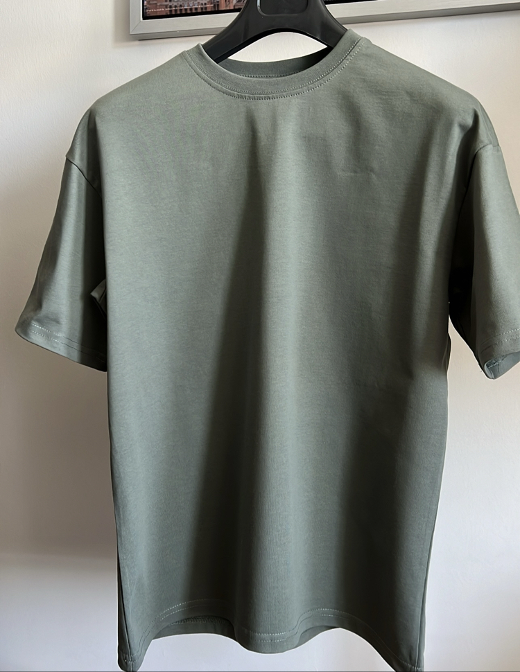 Yosun Yeşil Basic Oversize