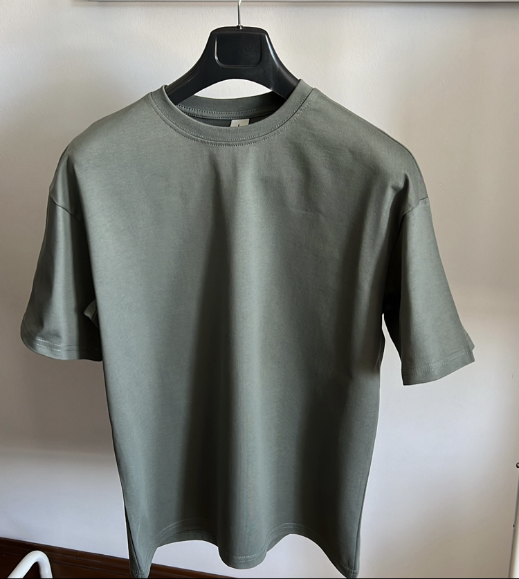 Yosun Yeşil Basic Oversize
