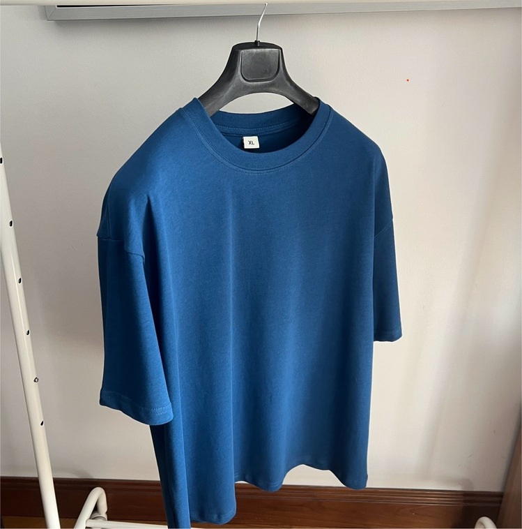 Gök Mavi Basic Oversize