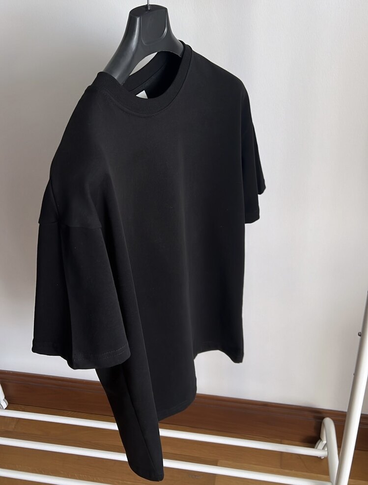Siyah Basic Oversize