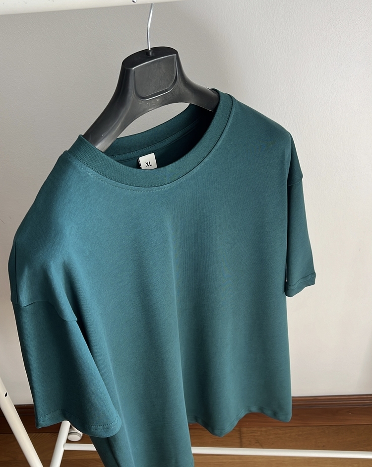Zümrüt Yeşil Basic Oversize