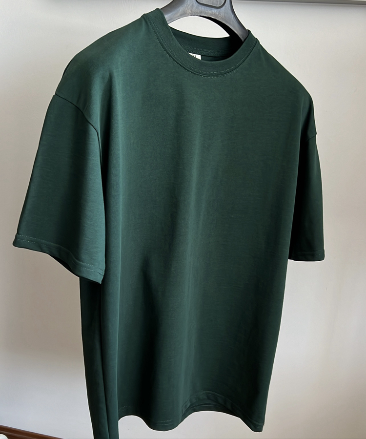 Nefti Yeşil Basic Oversize