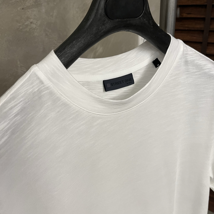 Street one orijinal filamlı kumaş beyaz t shirt