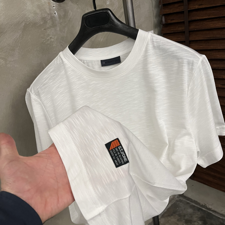Street one orijinal filamlı kumaş beyaz t shirt