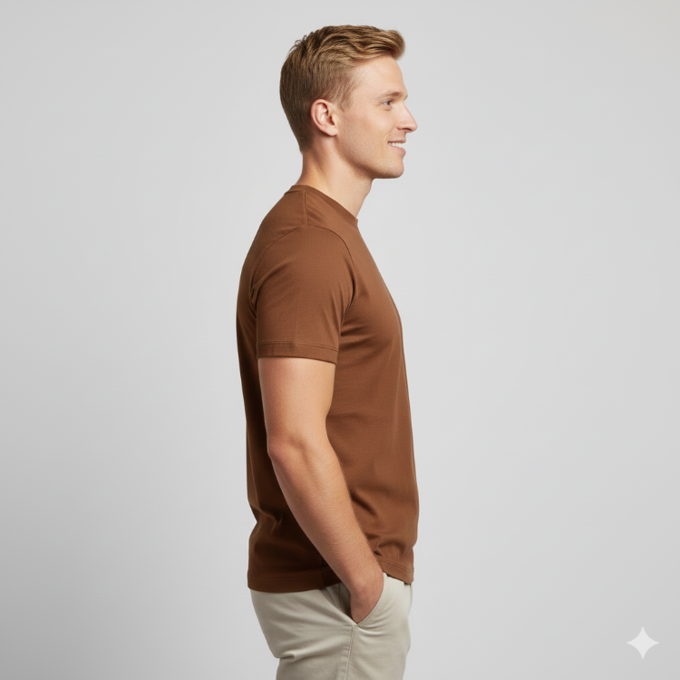 Premium Heavy Tarçın Erkek Basic Tişört