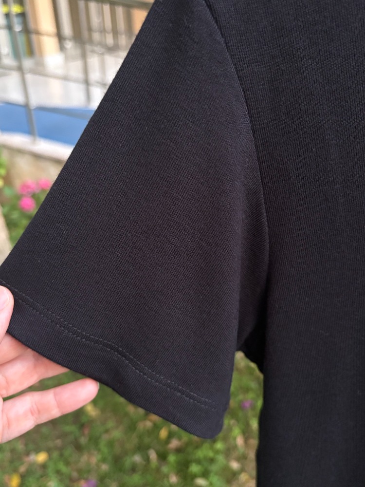 Premium Relax Fit V Yaka Tişört Siyah
