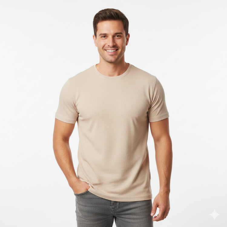 Premium Touch Unisex Taş Basic Tişört