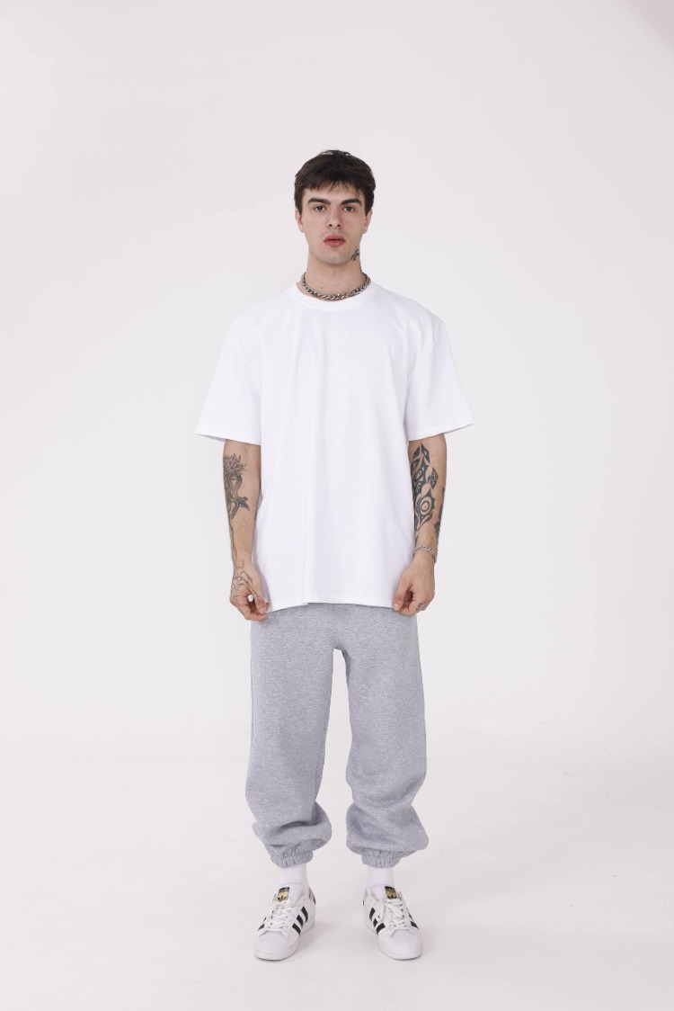Premium Heavy Unisex Beyaz Oversize Tişört