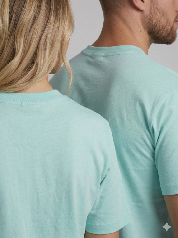 Premium Heavy Unisex Mint Basic Tişört