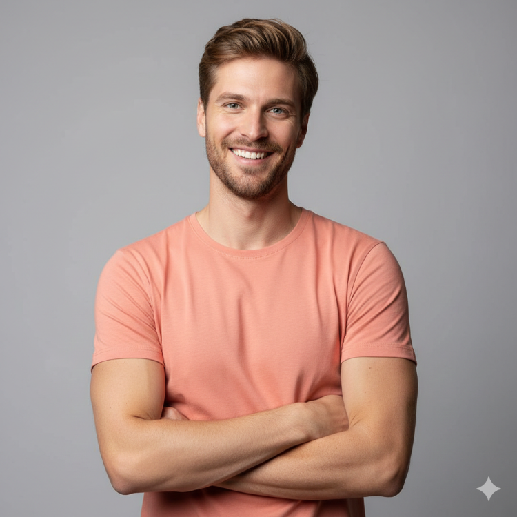Premium Touch Mercan Basic Tişört