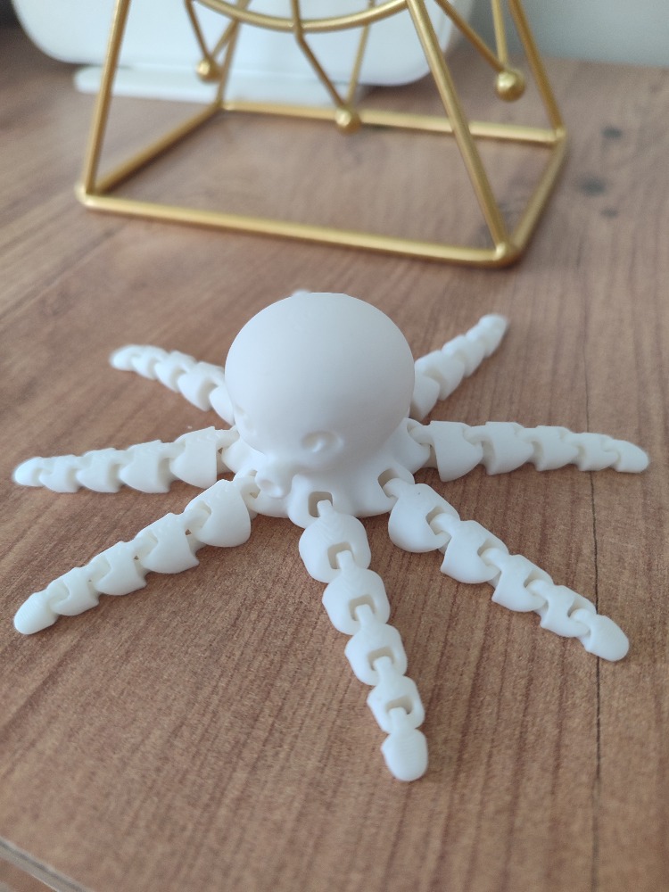 3D Baskı Ahtapot Stres Çarkı - Kargo Dahil