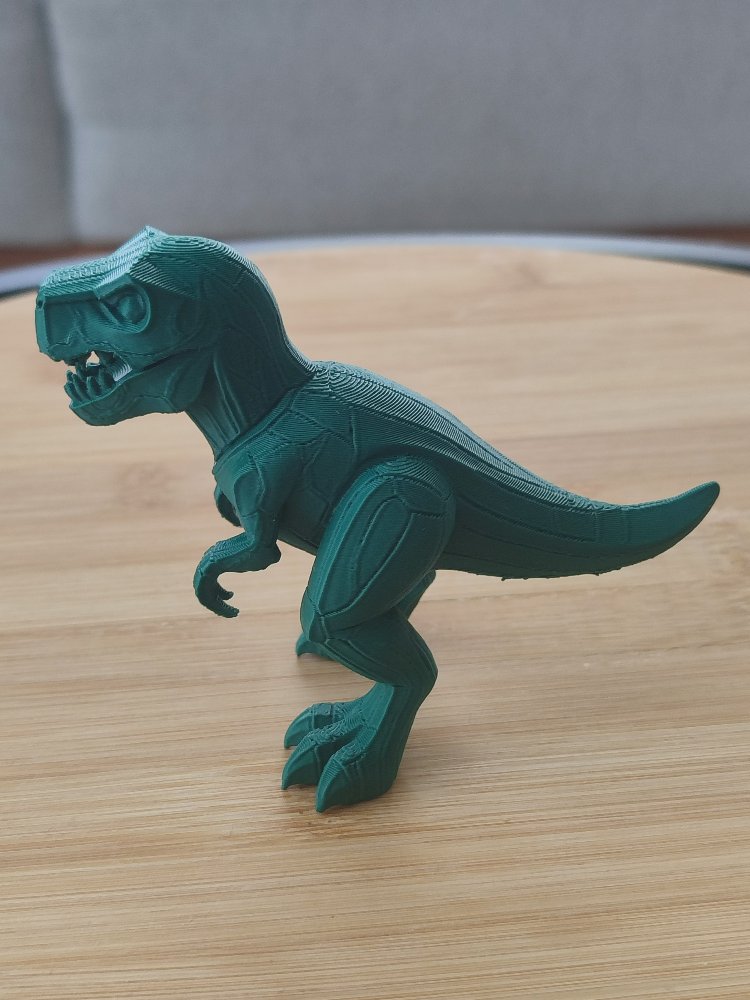 El Yapımı Mini T-Rex Dinozor Figürü 3D Baskı - Çocuk ve Yetişkin Hediyesi