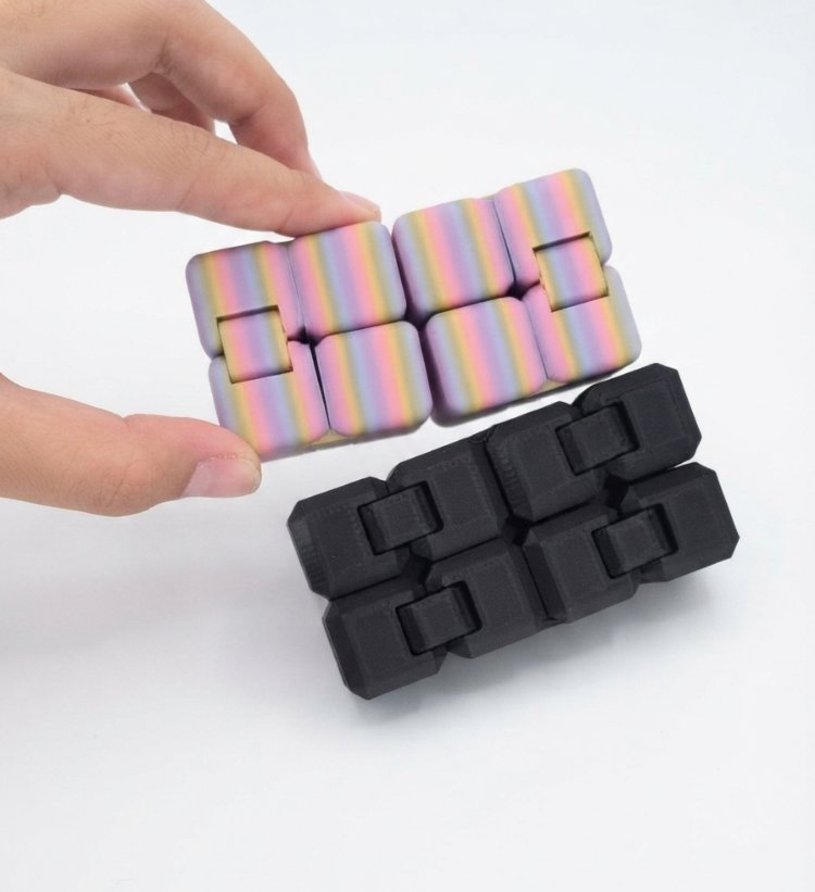 3D Baskı Sonsuz Küpe Fidget Stres Oyuncağı