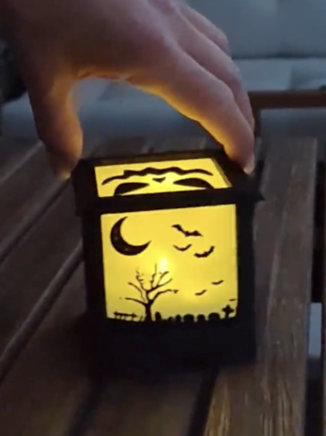 Halloween Temalı Gece Lambası – Gotik Korku Dekoratif Ambiyans Lambası