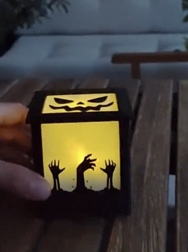 Halloween Temalı Gece Lambası – Gotik Korku Dekoratif Ambiyans Lambası
