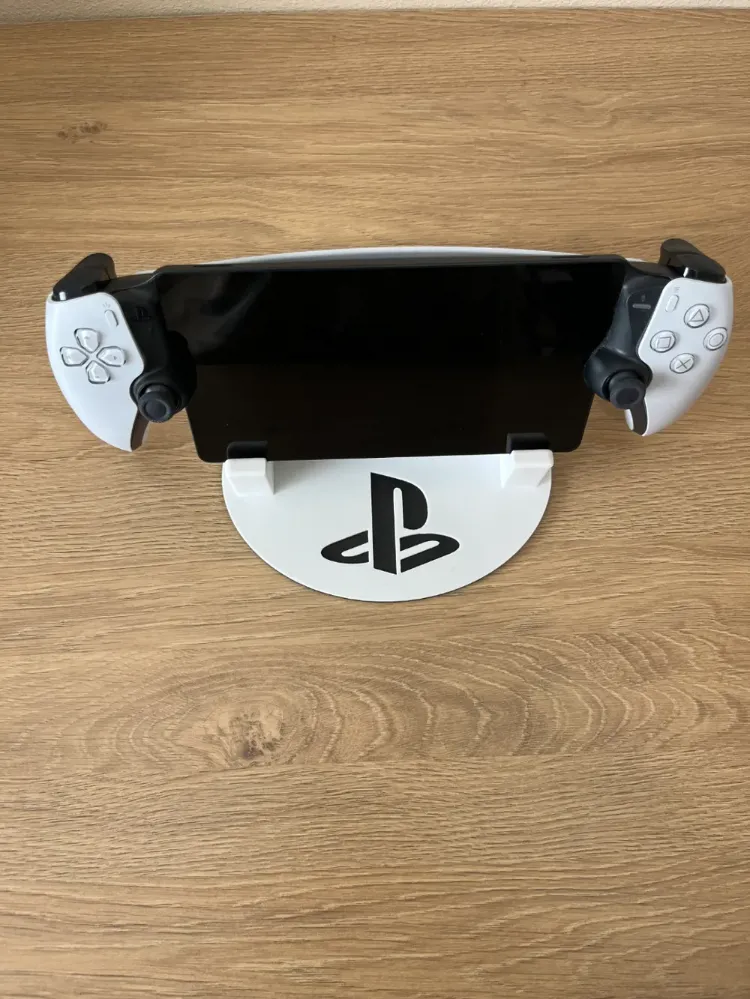 PlayStation Portal Uyumlu Masaüstü Standı | Özel Tasarım Logolu Oyun Konsolu Tutucu