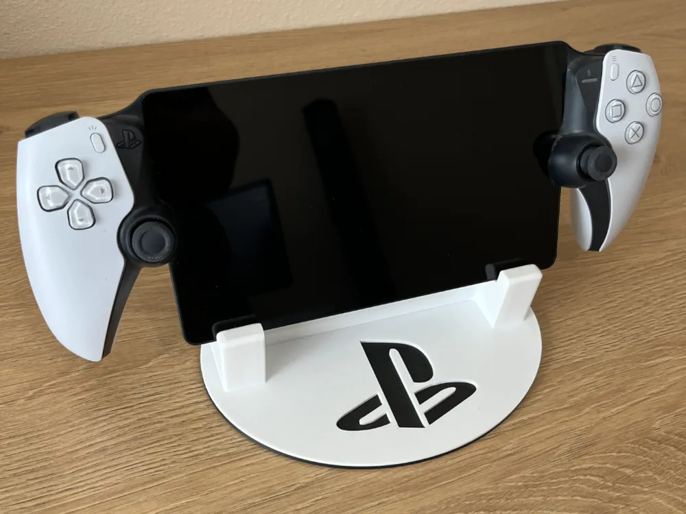 PlayStation Portal Uyumlu Masaüstü Standı | Özel Tasarım Logolu Oyun Konsolu Tutucu