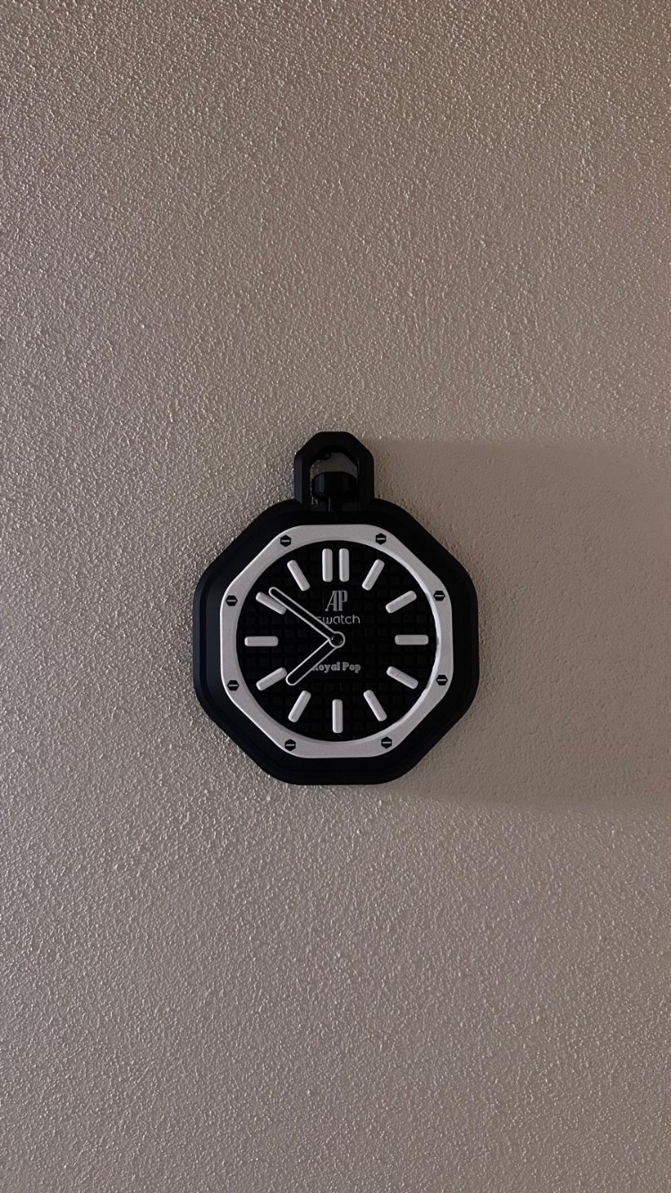 AP x Swatch Royal Pop Duvar Saati | Premium Tasarım | baskisizde
