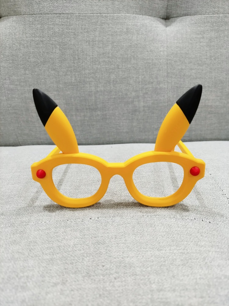 Pikachu Temalı Parti Gözlüğü | Eğlenceli Karakter Çerçevesi