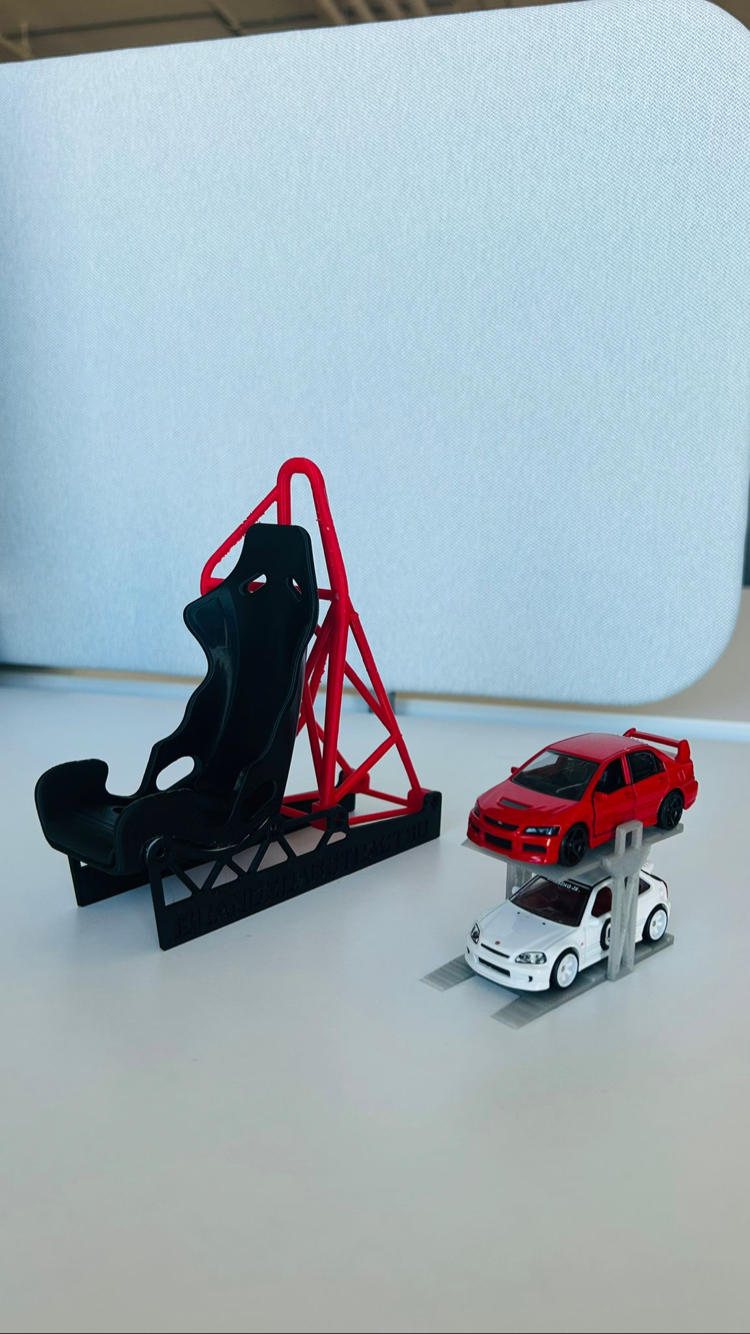 Recaro Yarış Koltuğu Tasarımlı Telefon Tutucu Stand