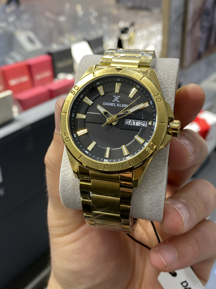 Daniel Klein Gold Siyah Premium Erkek Kol Saati