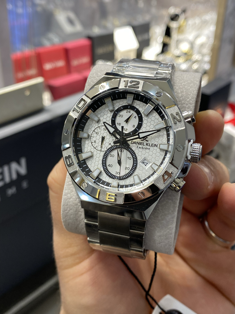 Daniel Klein Exclusive Beyaz Erkek Kol Saati