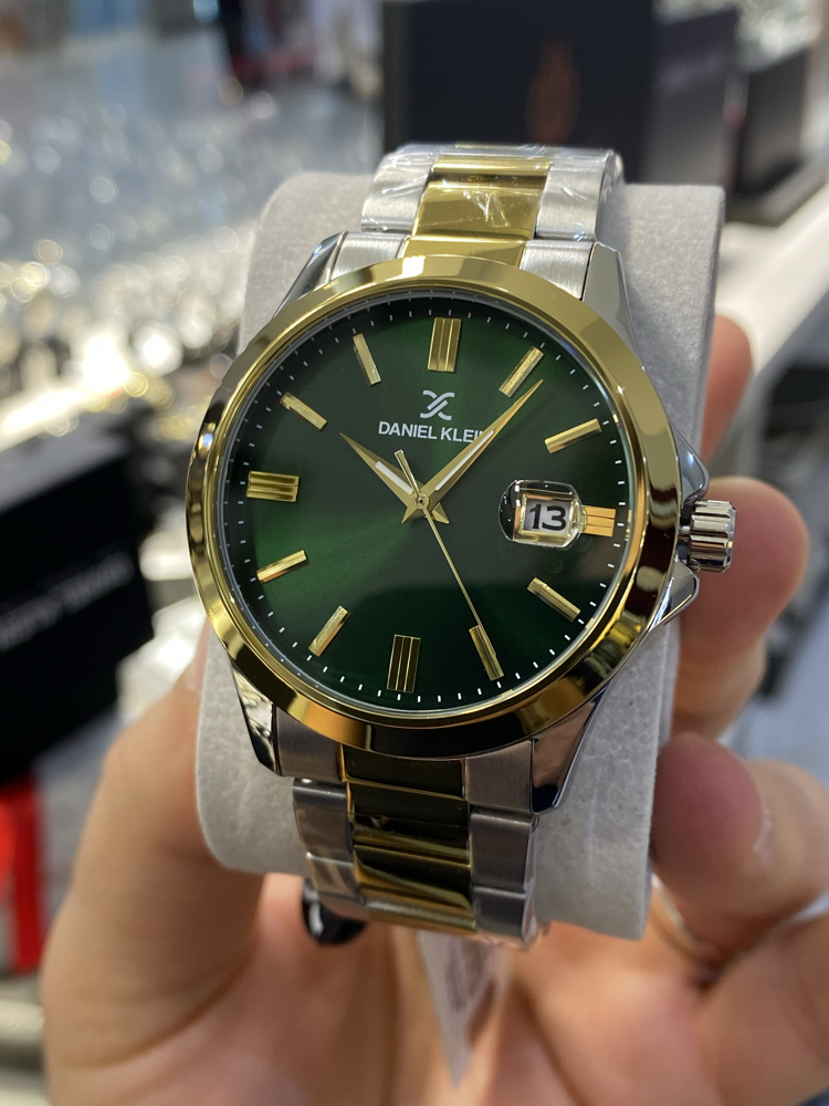 Daniel Klein Premium Erkek Kol Saati Gold Yeşil