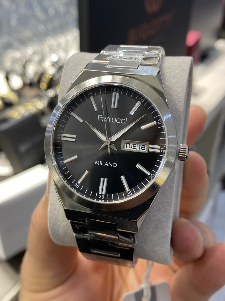 Ferrucci Milano Erkek Siyah Kol Saati 