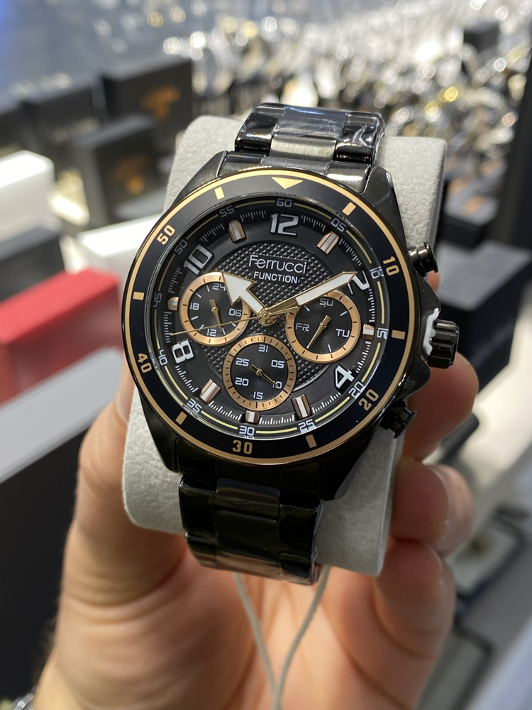 Ferrucci Function Erkek Fonksiyonlu Kol Saati Siyah