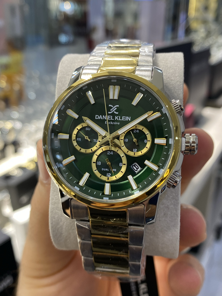 Daniel Klein Exclusive Erkek Kol Saati Gold Yeşil