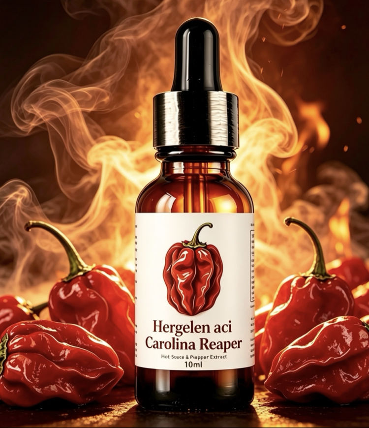 Carolinareaper acı sos 10ml damla şişe