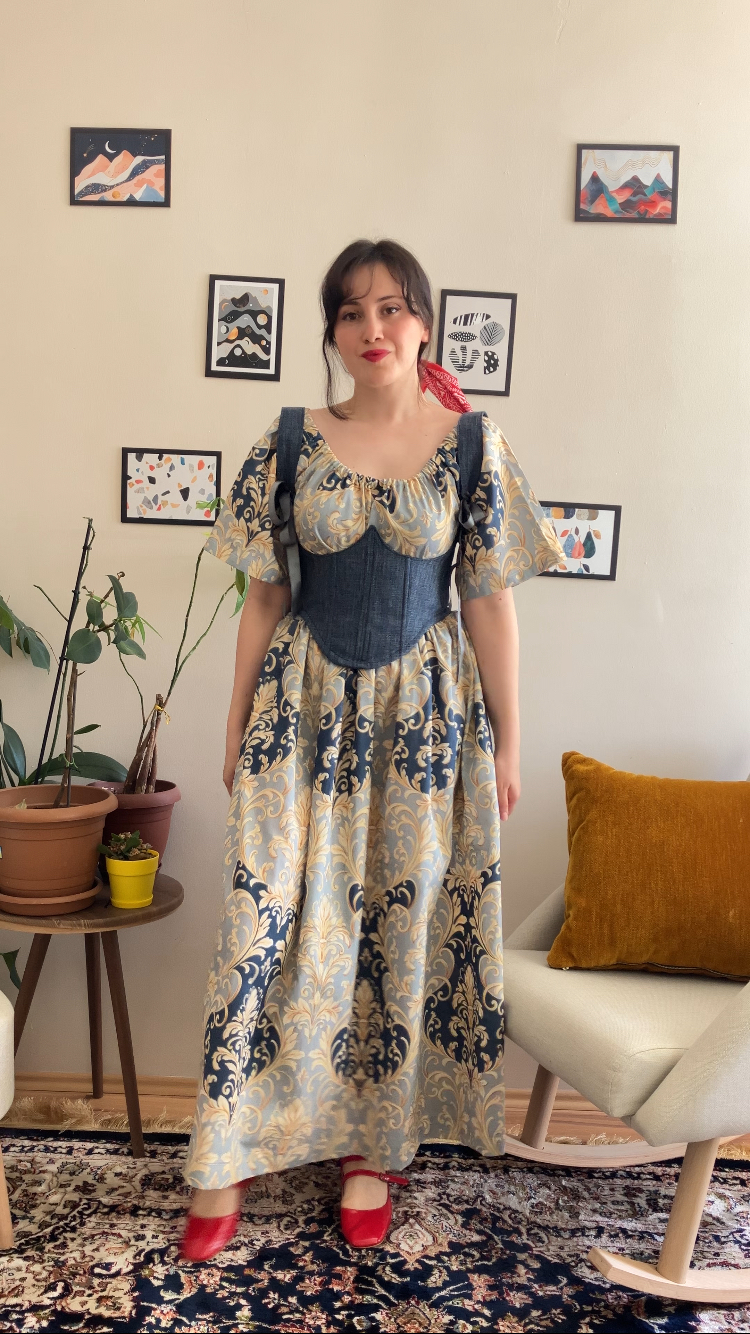 Damask Takım (korseli)