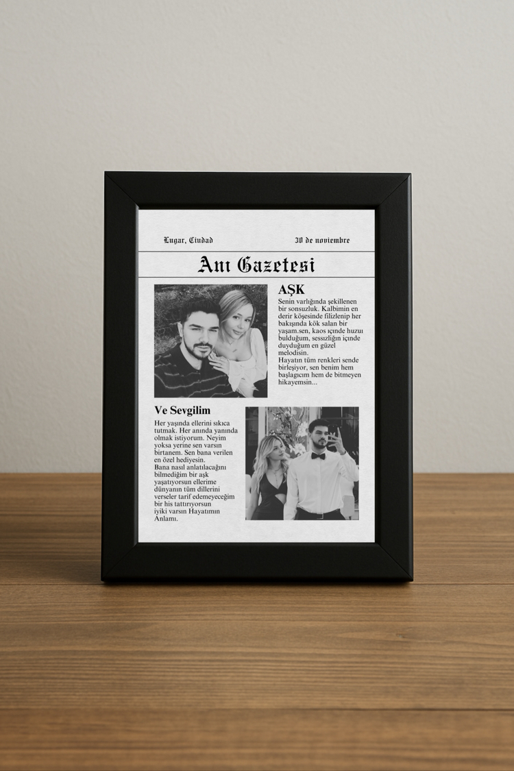 Aşk Gazetesi Tablo ✨