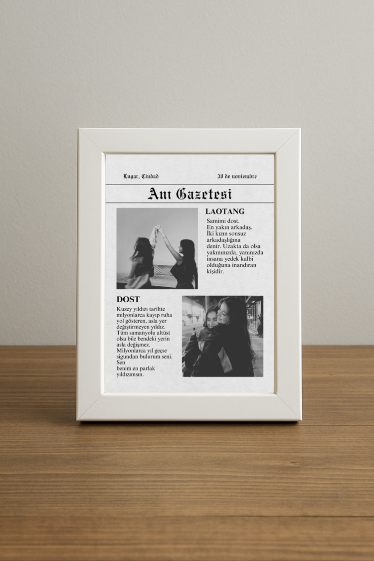 Dostluk Gazetesi Tablo ✨