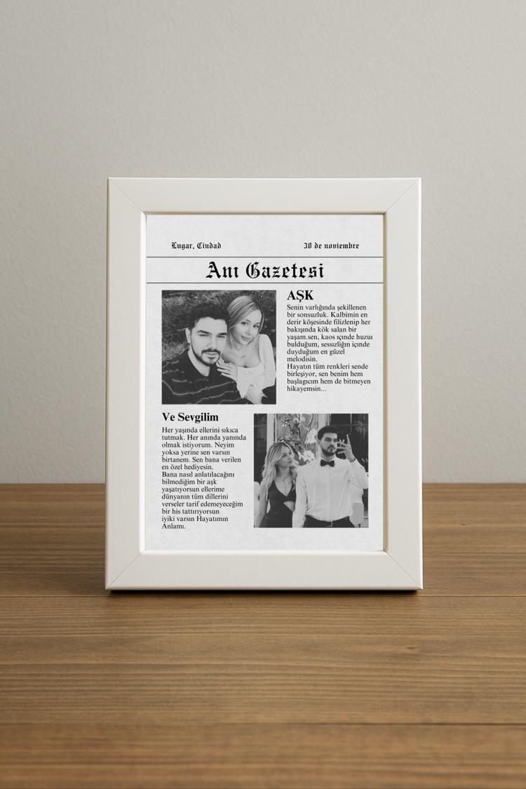 Aşk Gazetesi Tablo ✨