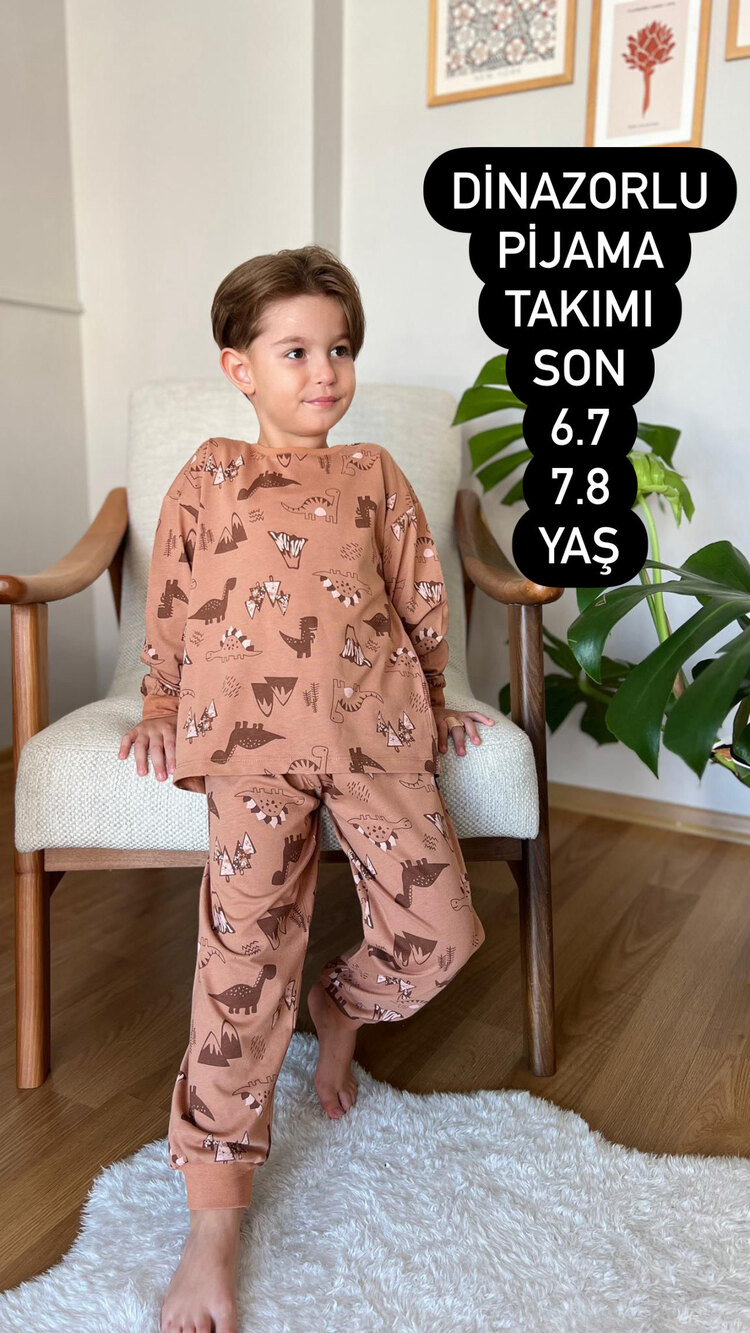 erkek çocuk pijama takımı 
