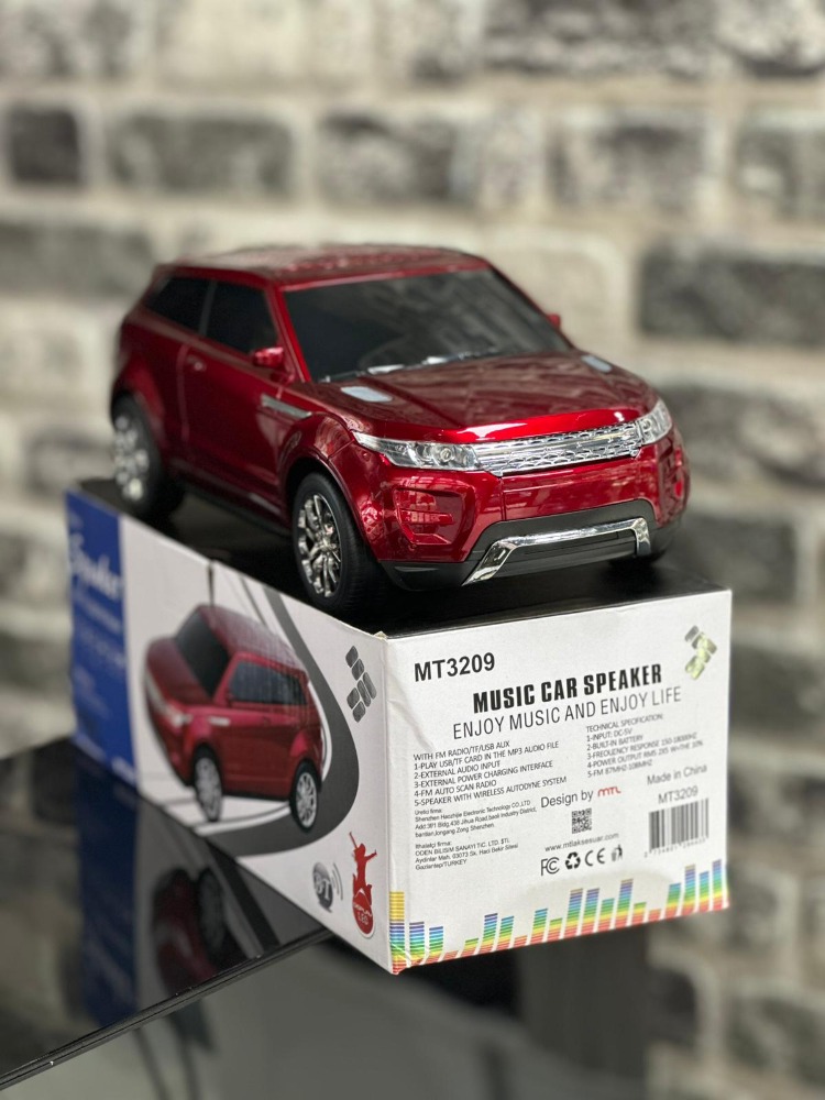 SUV GÖRÜNÜMLÜ Araba Bluetooth Hoparlör FM Radyolu Taşınabilir Speaker