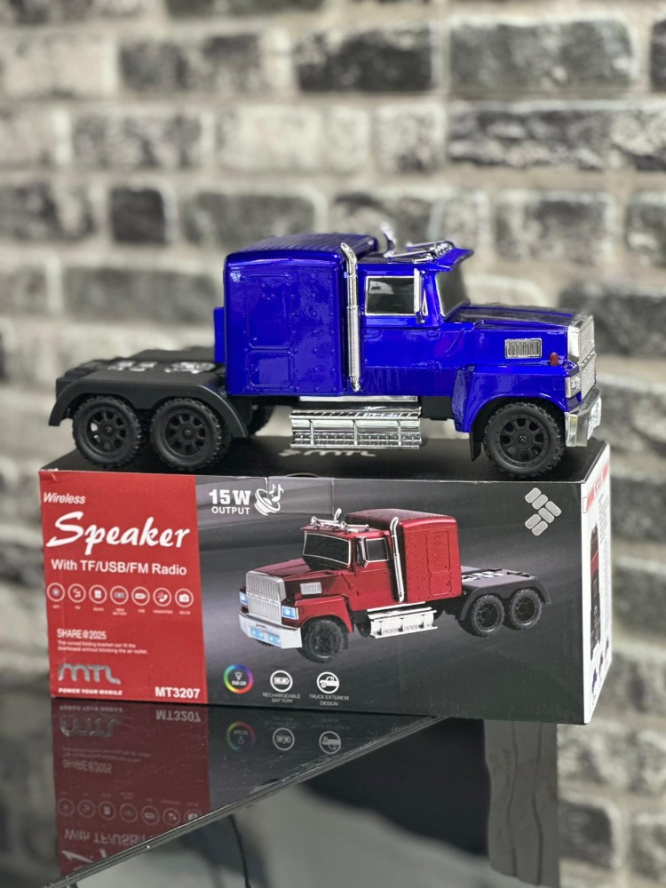 Klasik Görünümlü Nostaljik Kamyon Bluetooth Hoparlör FM Radyo Speaker