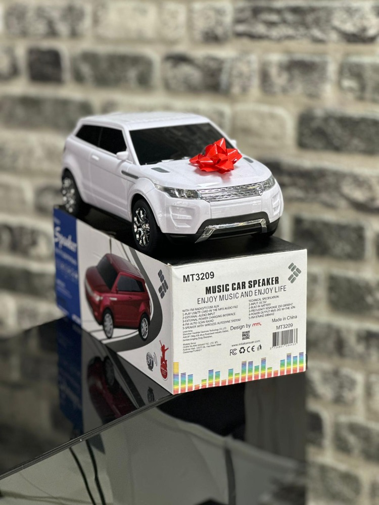 SUV GÖRÜNÜMLÜ Araba Bluetooth Hoparlör FM Radyolu Taşınabilir Speaker