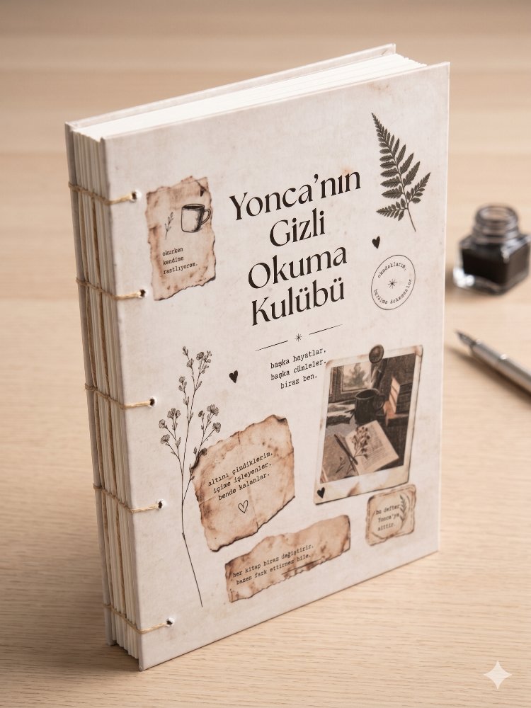 İsme Özel Okuma kulübü defteri